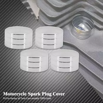 Крышка свечи зажигания мотоцикла, колпачки для болтов с головкой для Harley Sportster XL 883 1200 48 Twin Cam Touring 1999-2017 колпачки для свечей зажигания