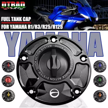 Крышка топливного бака мотоцикла для YAMAHA R1 R1M R3 R6 YZF R15 V3 R25 R125 750 FZ6 FZ8 FZR FZS 600, аксессуары FAZER, крышка бензобака