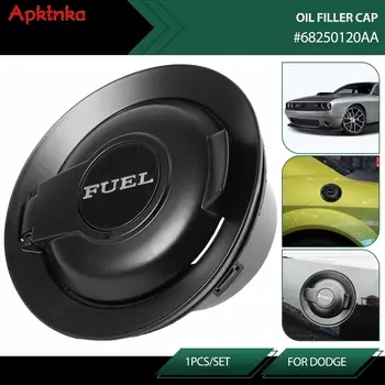 Крышка топливного газа, крышка бака, масляная крышка, дверь топливного газа Vapor Edition, матовый черный, замена, подходит для Dodge Challenger 2008-2019 68250120 АА
