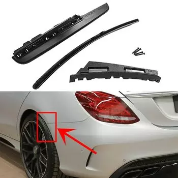 Крышка заднего бампера, расширение крыла, губа для бровей для Mercedes Benz W205 C180 C200 C250 C300 C400 C43 C63 AMG 2015-2021