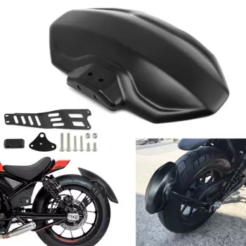Крышка заднего колеса мотоцикла, брызговик, черный для Honda Rebel CMX 300 CMX 500 2017-защитный кронштейн для брызговика с вершиной