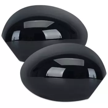 Крышка зеркала заднего вида для BMW Mini R55 R56 2007-2013, глянцевый черный с указателем поворота, крышка бокового зеркала, автомобильные аксессуары