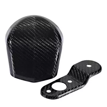 Крышка звукового сигнала из углеродного волокна с креплением кронштейна, подходит для Harley Touring Electra Glide Trike Road Street Glide Road King 1993-2023