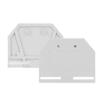 10 шт. 280 281 282 Концевая промежуточная пластина 280/281/282-301 для пружинного разъема din-рейка Клеммная колодка аксессуары пластиковая крышка