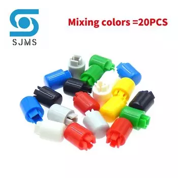 Крышки для кнопок переключателей SJMSDZ круглые 20 шт.