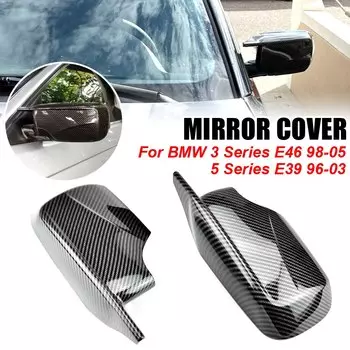 Крышки для зеркал заднего вида, крышки боковых зеркал для BMW E46 E39 1998 1999 2000-2005 51168238375 51168238376
