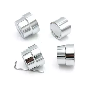 Крышки гаек передней и задней оси для Harley Sportster 883 1200 XL Dyna Fatboy 48 72 Softail Road King Electra Street Road Tri Glide