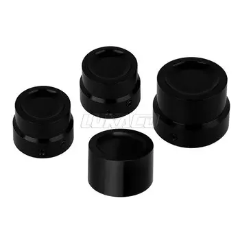 Крышки гаек передней и задней оси мотоцикла, комплект колпачков для Harley Sportster 883 1200 Touring Dyna Road King Softail Fat Bob Breakout