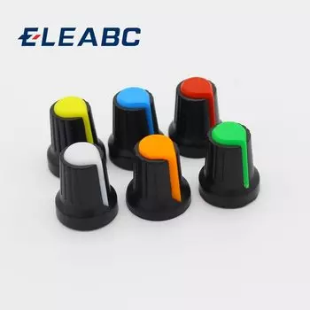 Крышки переключателя ручки потенциометра ELEABC 12 шт.