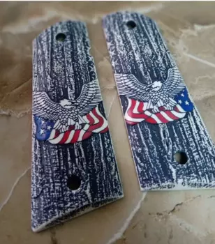 Ksdгрипсы для Colt / Other 1911 полноразмерные совместимые Грипсы (защита независимости, рельеф лысого орла)
