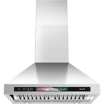 Кухонная вытяжка, 30 дюймов, настенное крепление с голосовым/жестким/сенсорным управлением, 900 куб. М, Вытяжка с 4 скоростями, вытяжка