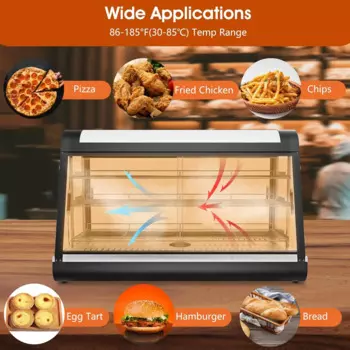 Кухонные Подогреватели 3-уровневые, 48 дюймов, коммерческий подогреватель пиццы с подогревом 3D
