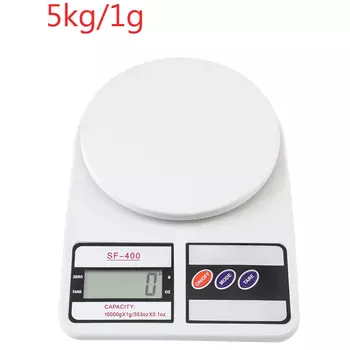 Кухонные весы LETIITTGOO белые 10 кг/1 г