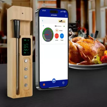Кухонный беспроводной термометр для мяса с цифровым дисплеем Bluetooth