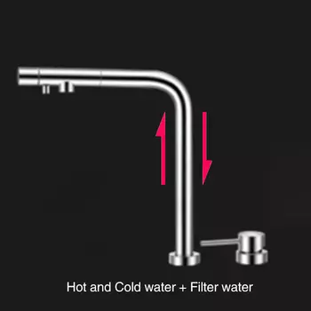 Кухонный кран QINGYU ELEVEN латунный