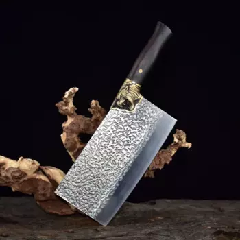 Кухонный нож Longquan ручной работы из нержавеющей стали