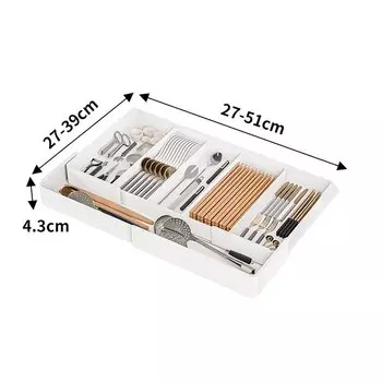 Кухонный выдвижной ящик для хранения OEIN белый пластик