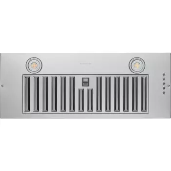 Кухонный вытяжной вентилятор серии Chef R100, 30 дюймов Встроенный/утопленный козырек для плиты, компактная нержавеющая сталь, 3 скорости, подсветка