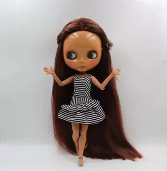 Кукла Blygirl Blyth, Обнаженная кукла, 30 см, с разными суставами тела, коричневая, красная, стандартная, может менять макияж, игрушки, подарок
