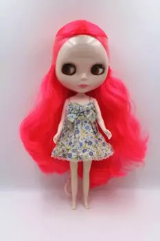 Кукла Blygirl, кукла арбуз, рыжие кудрявые волосы, кукла Blyth, обычное тело, 7 суставов, Обнаженная кукла