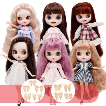 Кукла Blyth ICY DBS 1/6 шарнирное тело «сделай сам» Обнаженная BJD новая специальная Распродажа с набором рук A & B