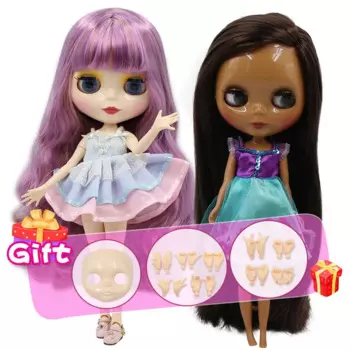 Кукла Blyth ICY DBS, шарнирное тело «сделай сам», обнаженная женская модная Кукла, подарок для девочки, специальное предложение, горячая Распродажа, набор для рук A & B с лицом и ракушкой