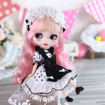 Кукла Blyth шарнирная с бровями и лицом Azone Neo, 1/6