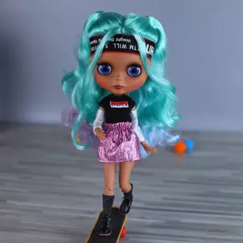 Кукла Blyth шарнирная с матовым лицом, 30 см, 1/6