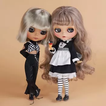 Кукла Blyth шарнирная с матовым лицом, 30 см