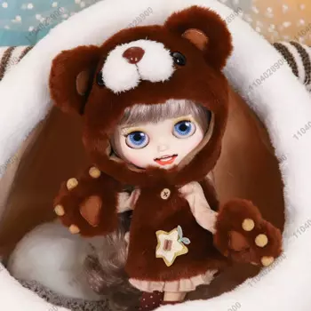 Кукла Blyth шарнирная зимняя с 19 шарнирами, 1/6, 30 см
