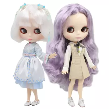 Кукла Blythe, 1/6, 30 см, с белой кожей и блестящим лицом