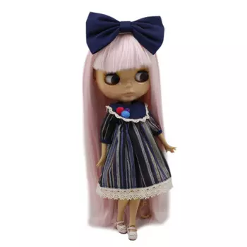 Кукла Blythe, 1/6, с мягкими прямыми волосами и челкой