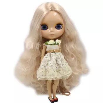 Кукла Blythe, 30 см, с загорелой кожей и волнистыми волосами, 30 см