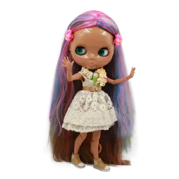 Кукла Blythe шарнирная, 1/6, с разноцветными волосами, 30 см