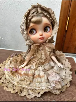 Кукла Dula, одежда, платье, юбка из окрашенного чая Blythe Qbaby ob24 ob22 Azone Licca ICY jerfish 1/6 Bjd кукла
