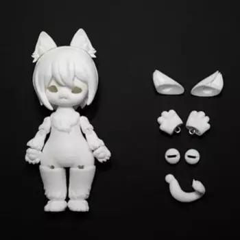 Кукла gaoshun 1/12 BJD 12 баллов-Sio2 милый кот животное-Модный милый подарок на день рождения, форма для тела из смолы