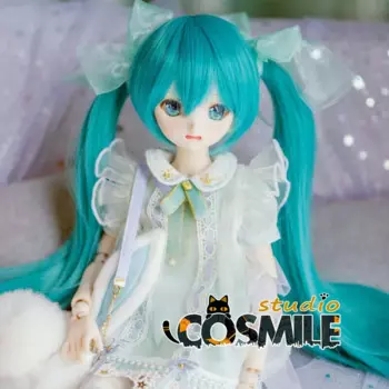Кукла использует зеленые пучки двойной хвост 1/3 BJD Кукла SD DD Косплей Cos парик аксессуары для волос Sa
