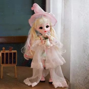 Кукла мечты DBS 1/6 BJD Lucky Angel, механическая шарнирная кукла с одеждой для макияжа глаз, обувь для девочек, игрушка SD, аниме