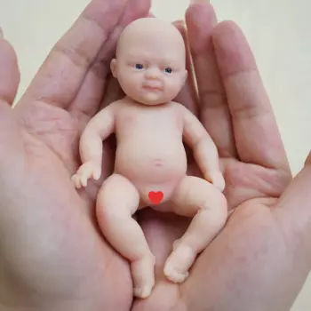 Кукла миниатюрная Реалистичная силиконовая, 4,5 дюйма, 13 см
