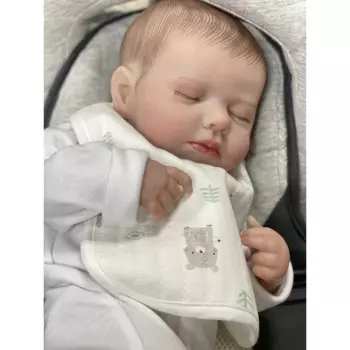 Кукла-младенец Loulou, размер 48 см, уже законченная кукла-младенец, 3d-кожа, ручная роспись, кожа, видимые вены