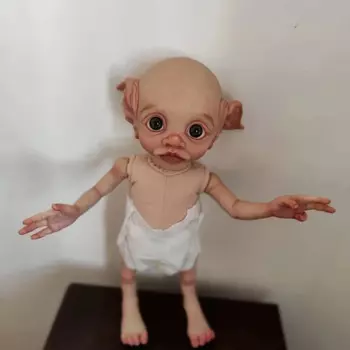 Кукла-младенец реборн 40 см, волшебный эльф, Реалистичная 3d-ручная роспись, Художественная кукла с видимыми венами, младенец-реборн