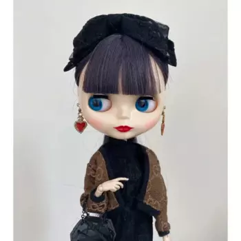 Кукла Neo Blyth, мраморная, 2019, в готическом стиле
