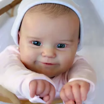 Кукла новорожденная, 50 см, с рисунком