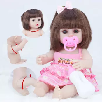 Кукла новорожденная эмалированная, 39 см