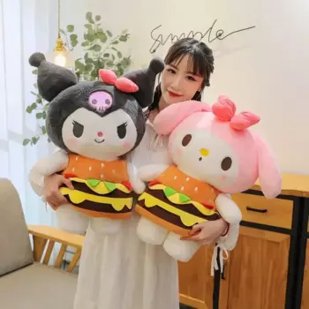 Кукла Плюшевая Sanrio Kuromi My Melody, съемная, 105 см