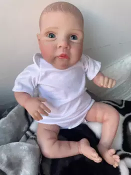 Кукла-Реборн, 19 дюймов, Реалистичная, мягкая на ощупь