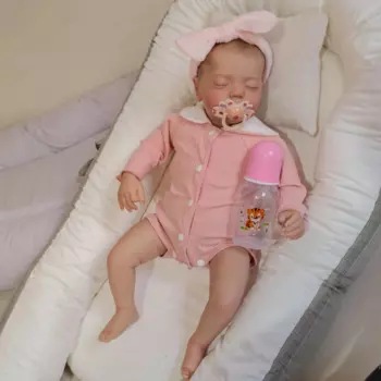 Кукла-реборн из мягкой ткани, 49 см