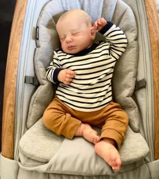 Кукла Reborn Lou Bebe, Реалистичная 3D кукла с видимыми венами, 48 см, для сна, новорожденного ребенка, мальчика