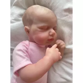 Кукла реборн LouLou Bebe, Реалистичная 3D Кожа, Реалистичная виниловая кукла для новорожденных ручной работы, подарок для девочек, 48 см
