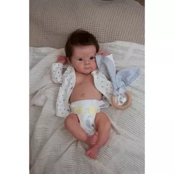 Кукла-реборн силиконовая Реалистичная, 45 см